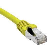 Cordon RJ45 catégorie 6 F/UTP LSOH snagless jaune - 15 m