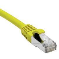 Cordon RJ45 catégorie 6 F/UTP LSOH snagless jaune - 2 m