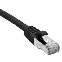 Cordon RJ45 catégorie 6 F/UTP LSOH snagless noir - 0,3 m