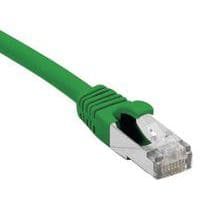 Cordon RJ45 catégorie 6 F/UTP LSOH snagless vert - 0,3 m