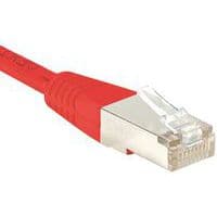 Cordon RJ45 catégorie 6 F/UTP rouge - 0,15 m