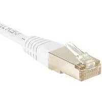 Cordon RJ45 catégorie 6 S/FTP blanc - 0,3 m