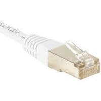 Cordon RJ45 catégorie 6 S/FTP blanc - 0,5 m