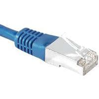 Cordon RJ45 catégorie 6 S/FTP bleu - 0,7 m