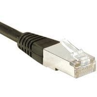 Cordon RJ45 catégorie 6 S/FTP noir - 1,5 m