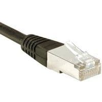 Cordon RJ45 catégorie 6 S/FTP noir - 2 m