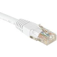 Cordon RJ45 catégorie 6 U/UTP blanc - 0,15 m