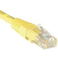 Cordon RJ45 catégorie 6 U/UTP jaune - 0,15 m