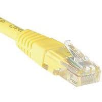 Cordon RJ45 catégorie 6 U/UTP jaune - 25 m