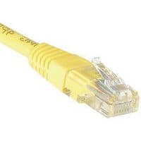 Cordon RJ45 catégorie 6 U/UTP jaune - 7 m