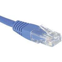 Cordon RJ45 Budget catégorie 5e U/UTP bleu - 5 m