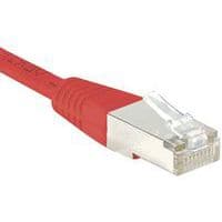 Cordon RJ45 Budget catégorie 6 F/UTP rouge - 25 m