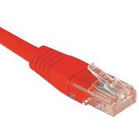 Cordon RJ45 catégorie 6 U/UTP rouge - 0,15 m