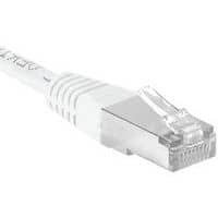 Cordon RJ45 catégorie 6A F/UTP blanc - 0,15 m