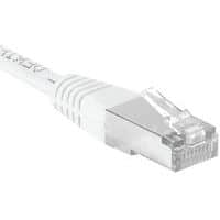 Cordon RJ45 catégorie 6A F/UTP blanc - 0,5 m