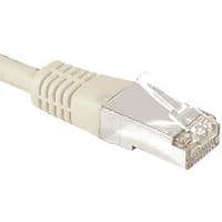 Cordon RJ45 catégorie 6A F/UTP gris - 0,3 m