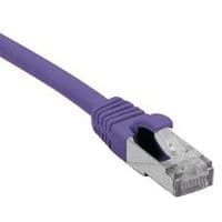 Cordon RJ45 catégorie 6A F/UTP LSOH snagless violet - 0,15 m