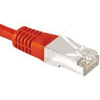 Cordon RJ45 catégorie 6A F/UTP rouge - 5 m