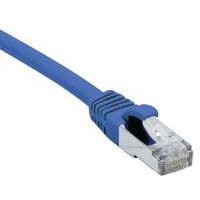 Cordon RJ45 Budget sur câble catégorie 7 S/FTP LSOH bleu 2m