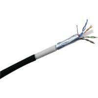 Cordon RJ45 étanche catégorie 6 F/UTP noir - 50 m