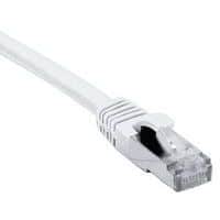 Cordon RJ45 catégorie 6 F/UTP LSOH snagless blanc - 1 m