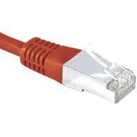 Cordon RJ45 catégorie 6 S/FTP rouge - 20 m