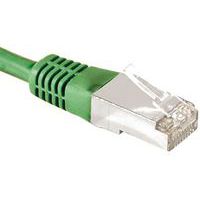 Cordon RJ45 catégorie 6A F/UTP vert - 5 m