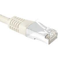 Cordon RJ45 catégorie 6A S/FTP gris - 15 m