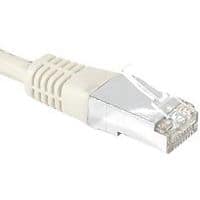 Cordon RJ45 catégorie 6A S/FTP gris - 7,5 m