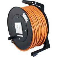 Cordon RJ45 catégorie 6A S/FTP LSOH orange - 90 m