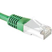 Cordon RJ45 catégorie 6A S/FTP vert - 1 m