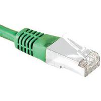 Cordon RJ45 catégorie 6A S/FTP vert - 2 m