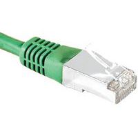 Cordon RJ45 catégorie 6A S/FTP vert - 5 m