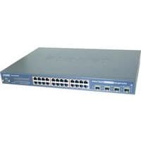 Switch L2 24P Giga PoE+ 440W avec 4 SFP bi-vit