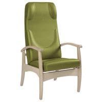 Fauteuil de repos Grand Large assise/dossier ginkgo - structure hêtre Sunset Creation