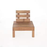 Fauteuil lounge Aris 1 place en Iroko