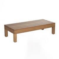 Table basse Aris 120 x 54 cm - plateau et piètement Iroko