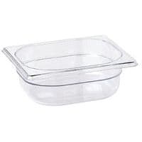 Bac gastronormes en copolyester GN 1/6 transparent