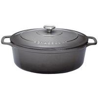 Cocotte en fonte ovale 25 cm Caviar Sublime Chasseur