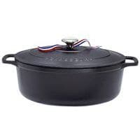 Cocotte en fonte ovale 27 cm Noire Sublime Chasseur