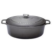 Cocotte en fonte ovale 35 cm Caviar Sublime Chasseur