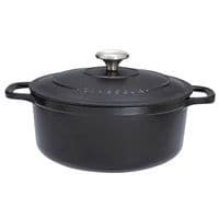 Cocotte en fonte ronde 18 cm Noire Sublime Chasseur