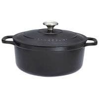 Cocotte en fonte ronde 28 cm Noire Sublime Chasseur