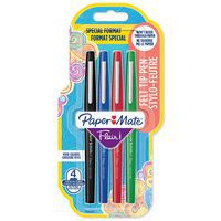 Boîte de 4 stylos feutre Flair® - assortis classique - Paper Mate®