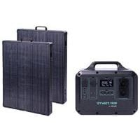 Station IZYWATT 1500 + 2 Panneaux pliants cadrés 315W