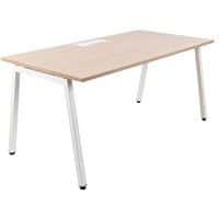 Bureau droit 160 cm pieds A Misao - Manutan Expert