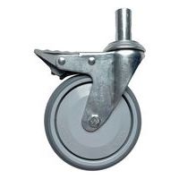 Roue pivotante à frein 125mm pour Chariot hygirack-Sclessin Fonction Linge