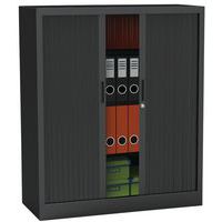 Armoire à rideaux Premium unie - Hauteur 136 cm