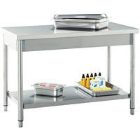 Table de travail en inox