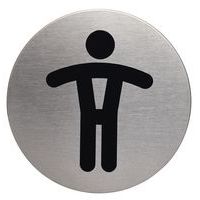 Pictogramme design rond 83 mmØ - Homme - Durable